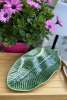 PÓŁMISEK talerz PATERA do SUSHI serwowania LIŚĆ ceramiczny długi 28cm